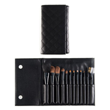 PF0082TY-12P 12-pc make up brush set w/pouch